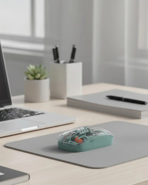 Çift Mod Bağlantılı Kablosuz Mouse Bluetooth Ve Usb Alıcılı ürün görseli 1