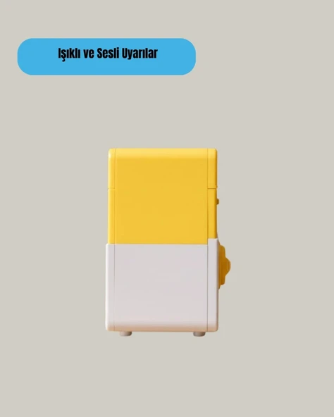 Sam51 Müzikli Işıklı Kumbara Sarı - Resim 3