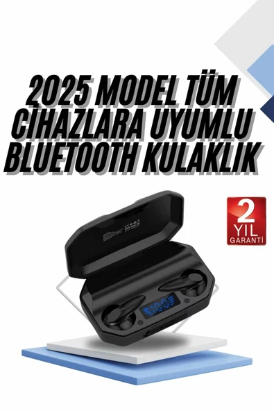 Kulaklık Bluetooth 5.2 Kablosuz Kulakiçi Rgb Işıklı Çift Mikrofonlu ürün görseli 1