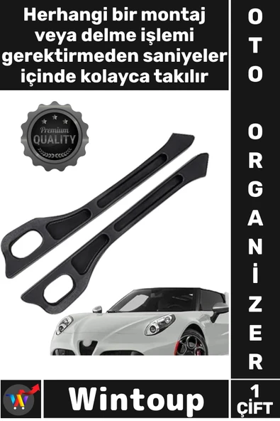 #OtoDüzenleyici Araba Organizer Telefon Cüzdan Saklama Haznesi Aparatı Araç Koltuk Arası Düzenleyici ürün görseli 1