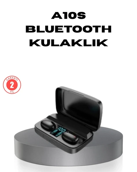 A10s Tws Bluetooth 5.0 Kulaklık – Powerbank’li Şarj Kutusu, Dokunmatik Kontrol, Gerçek Stereo ürün görseli 1