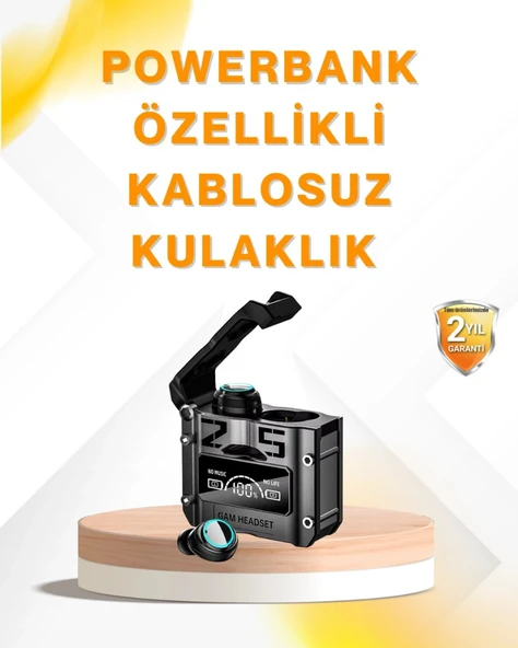 Su Geçirmez Bluetooth Kulak İçi Kablosuz Kulaklık 400mah Pil ürün görseli 1