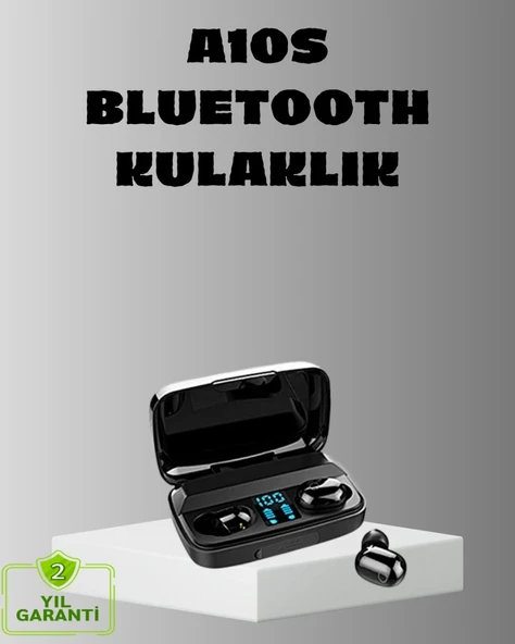 Tws A10s Bluetooth 5.0 Kulaklık – Yüksek Ses Kalitesi, Ergonomik, Uzun Pil Ömürlü ürün görseli 1