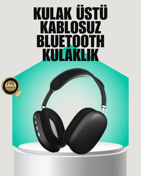 Stereo Ses Kaliteli Bluetooth Kulaklık | Katlanabilir Ve Ergonomik Tasarım ürün görseli 1