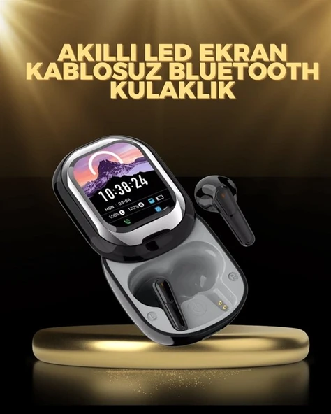 Kişiselleştirilebilir Led Ekranlı Bluetooth Kulaklık – Oyun & Müzik Modlu ürün görseli 1