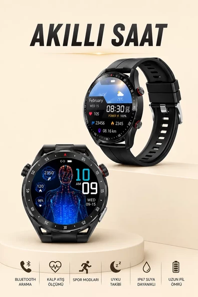 ENTEGRE GPS VE GENİŞ SPOR MODU SEÇENEKLERİYLE AKILLI SAAT ürün görseli 1