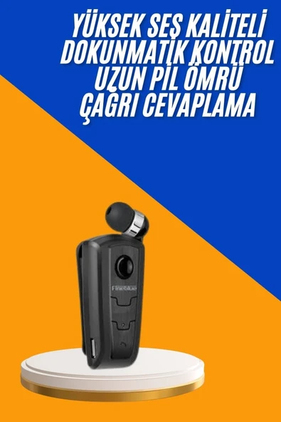 Mikrofonlu Makaralı Bluetooth Kulakiçi Kulaklık Android Ve İos Uyumlu ürün görseli 1