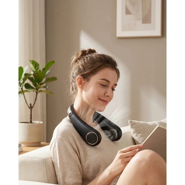 Gizli Turbo Tasarımlı Sessiz Çalışan Boyun Fanı ürün görseli 1