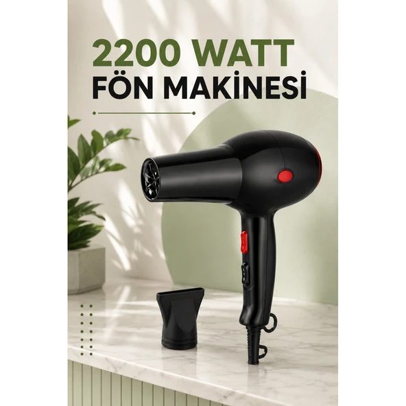 Soğuk ve Sıcak Üfleme Özellikli AC Motorlu Saç Kurutma Makinesi ürün görseli 1