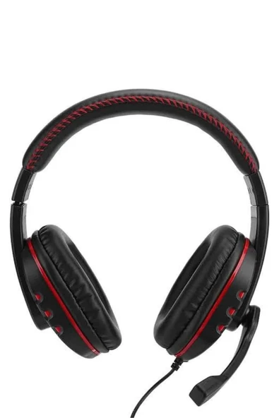 Mikrofonlu  Kulaklık  Kulaklığı Yüksek Ses Kaliteli Stereo Yumuşak Yastıklar ürün görseli 1