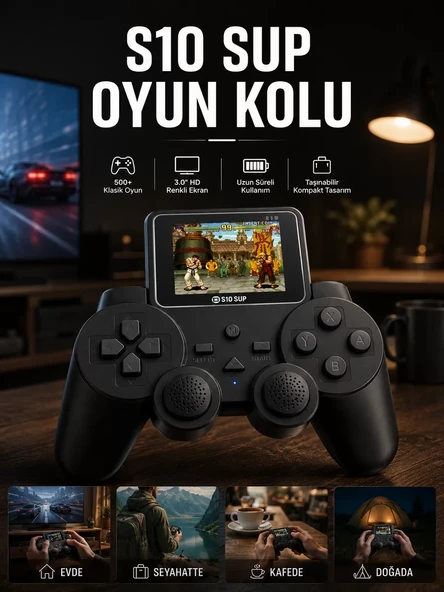 S10 Sup 520 Oyunlu Gamepad TV Uyumlu Gamepad ürün görseli 1