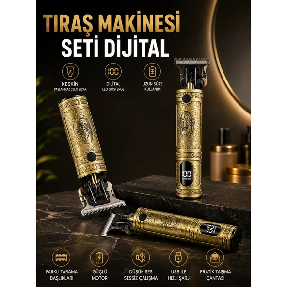 RD 378 Çizik Tıraş Makinesi Seti Dijital ürün görseli 1
