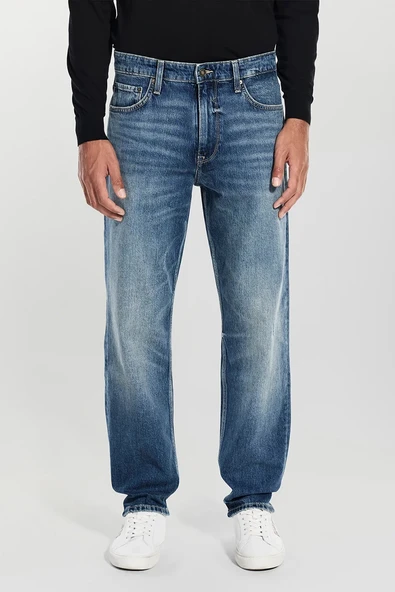 Owen  Erkek Relaxed Fit Jean - Resim 3
