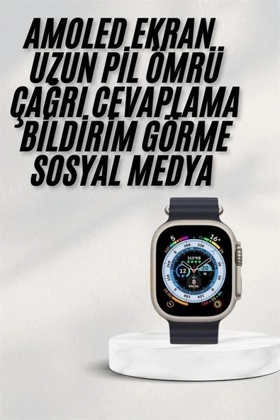 2025 Yeni Model Akıllı Saat Android Ve İos Uyumlu Çağrı Cevaplama ürün görseli 1
