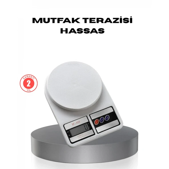 Hassas Dijital Mutfak Tartısı – 1g Doğruluk, LCD Ekran, Otomatik Kapanma ürün görseli 1