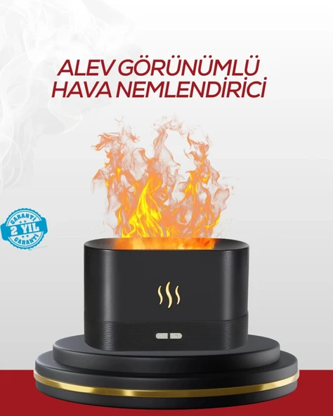 Led Işıklı Buhar Makinesi Alev Efektli Kumandalı Oda Nemlendirici ürün görseli 1