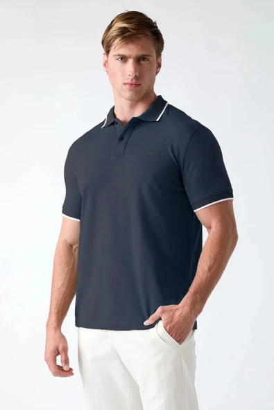 Guess Premium Erkek Regular Fit Polo T-Shirt ürün görseli 1