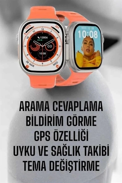 Akıllı Saat Gps, Sağlık Ve Uyku Takibi Arama Cevaplayan Bluetooth Bağlantılı ürün görseli 1
