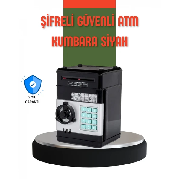 Şifreli ATM Kasa Görünümlü Para Biriktirme Kumbarası ürün görseli 1