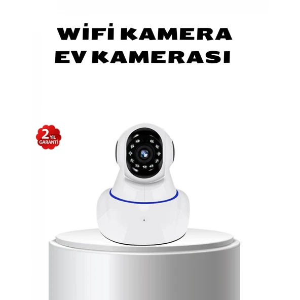 Full HD Akıllı IP Kamera – Gece Görüşlü, Hareket Sensörlü, Çift Yönlü Ses ve Online Kayıt Özellikli ürün görseli 1