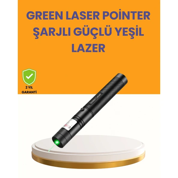 5000mW Yeşil Lazer Pointer Profesyonel Uzun Menzilli ürün görseli 1
