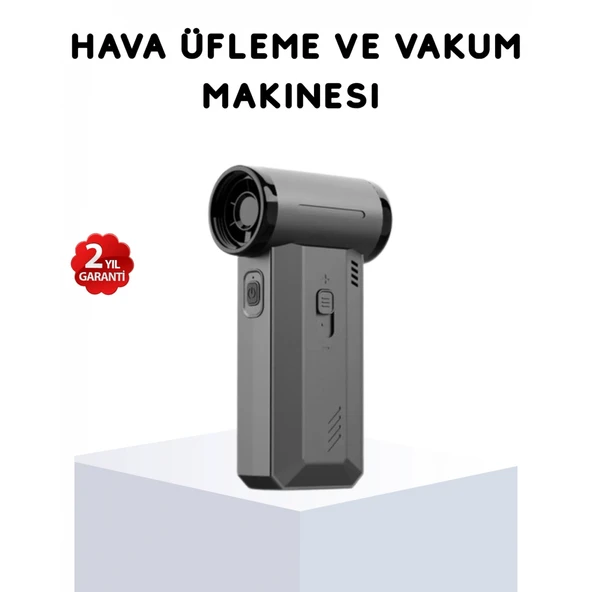 130000 RPM Çok Fonksiyonlu Şarjlı Hava Üfleme ve Vakum Temizlik Cihazı ürün görseli 1