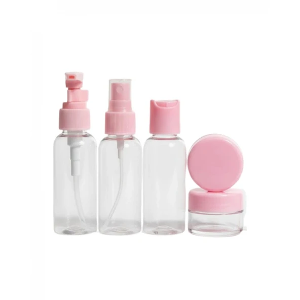 5Lİ SEYAHAT ŞİŞESİ PEMBE - Resim 3