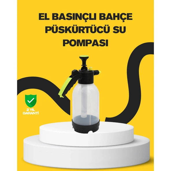 Köpük Püskürtücü 2 Litre Dayanıklı Manuel Basınçlı Yıkama Şişesi ürün görseli 1