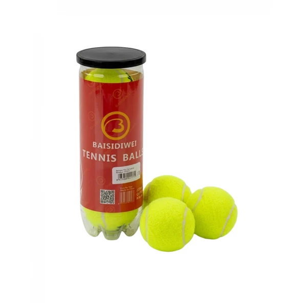 Tenis Topu 3’lü Set Dayanıklı Antrenman ve Maç Topları ürün görseli 1