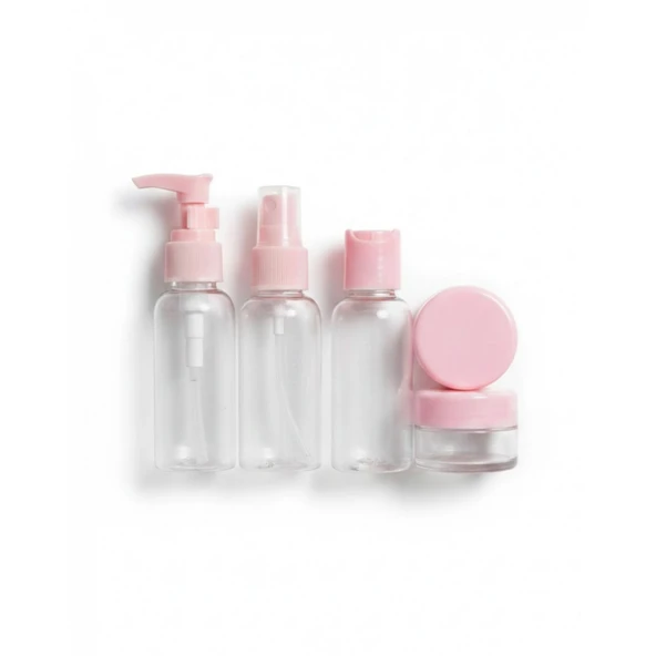 5Lİ SEYAHAT ŞİŞESİ PEMBE - Resim 5