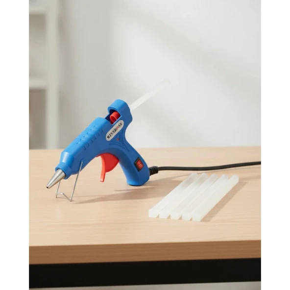 Pratik Kullanımlı 20W Silikon Tabancası 7.5 mm Silikon Uyumlu 5 Adet Hediye Silikon ürün görseli 1