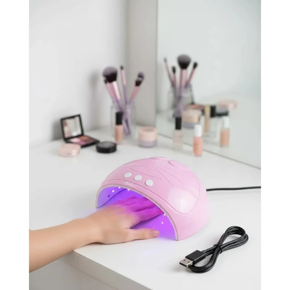 45W Güçlü Ultraviyole Işıklı Oje Kurutucu Cihaz ürün görseli 1