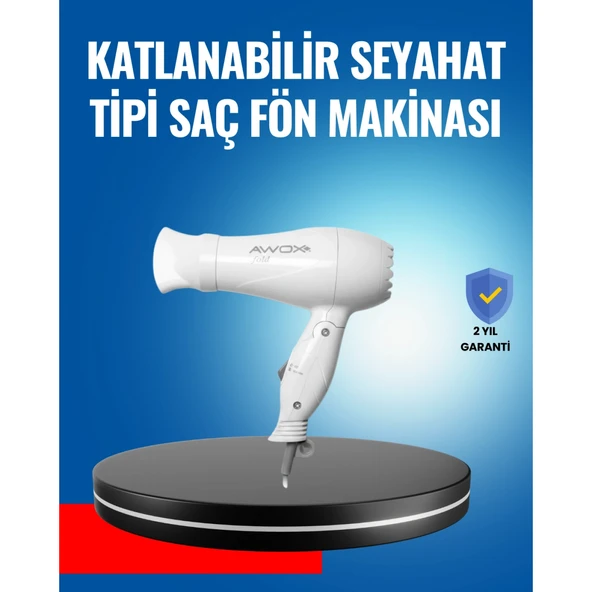 Çift Isı ve Hız Ayarlı Katlanabilir Saç Kurutma Makinesi ürün görseli 1