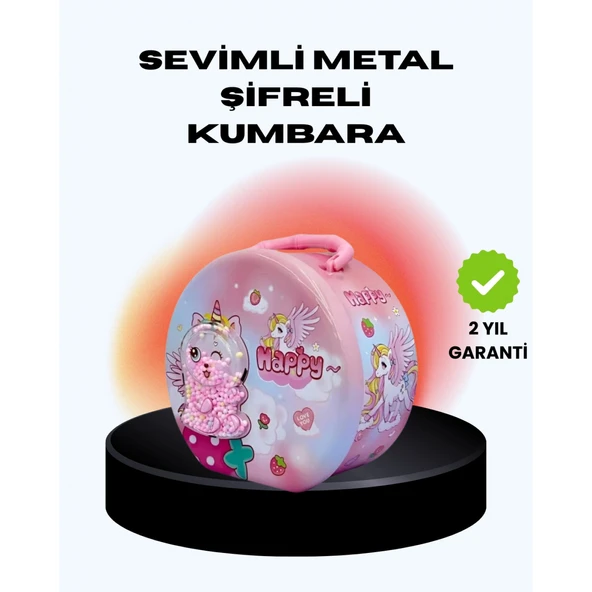 Mini Çocuk Para Kasası Gizli Saklama ve Birikim Kutusu ürün görseli 1