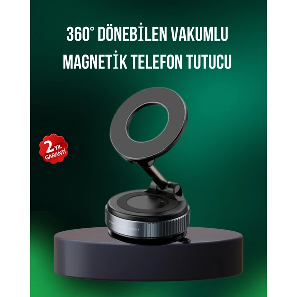 Alüminyum Gövdeli Manyetik Araç İçi Telefon Tutucu ürün görseli 1