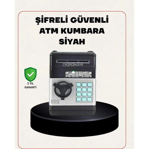 Para Kasası Görünümlü Elektronik Şifreli Kumbara ürün görseli 1