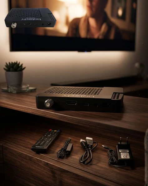 Yüksek Performanslı HD Uydu Alıcı Çoklu Dil Desteği USB Film İzleme Özelliği ürün görseli 1