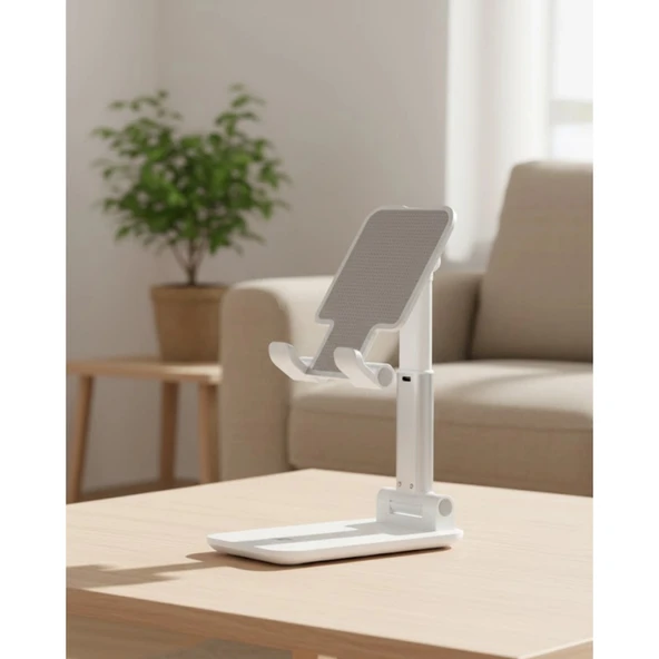 Kaymaz Silikon Yüzeyli Ergonomik Telefon Standı ürün görseli 1