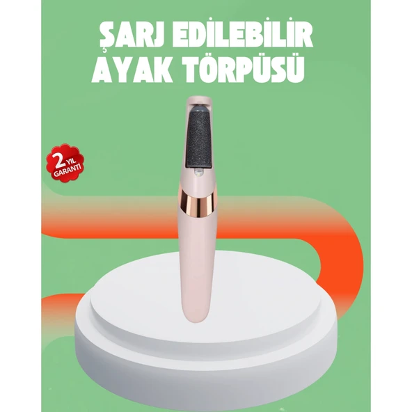 Elektrikli Ayak Törpüsü USB Şarjlı Nasır ve Kallus Giderici ürün görseli 1