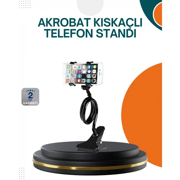 Eller Serbest Kullanım Sağlayan Masaüstü Telefon Tutucu ürün görseli 1