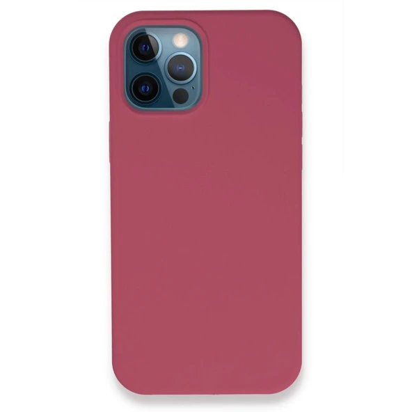 Apple İphone 12 Pro Kılıf Lansman Legant Silikon - Fuşya ürün görseli 1