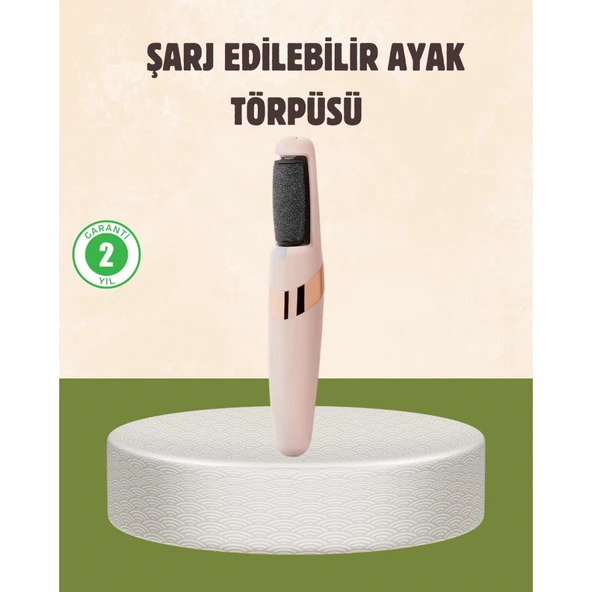 İki Hızlı Elektrikli Ayak Törpüsü Pürüzsüz Topuk Bakımı ürün görseli 1
