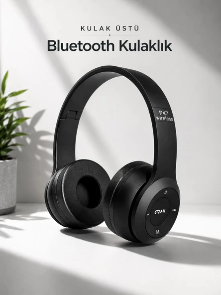Kulak İçi Kablosuz Bluetooth Kulaklık Ekstra Bass Ve Çok Yönlü Kullanım ürün görseli 1