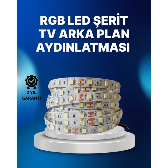 RF Kumandalı Renk Değiştiren TV LED Şerit 2MT ürün görseli 1