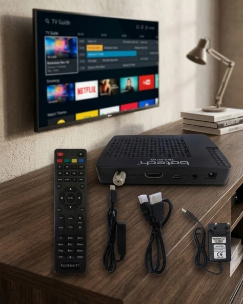 Full HD Uydu Alıcısı HDMI USB Girişli Yüksek Çözünürlüklü Dijital Yayın Cihazı ürün görseli 1