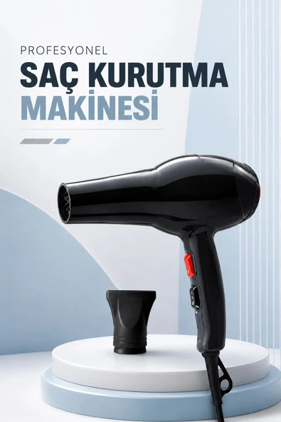 Tüm Saç Tiplerine Uygun, İki Kademeli Hız Ayarlı Fön Makinesi ürün görseli 1