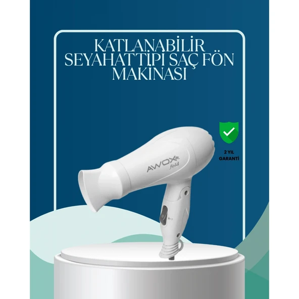 Seyahat Uyumlu Saç Kurutma Makinesi Hafif ve Kompakt ürün görseli 1
