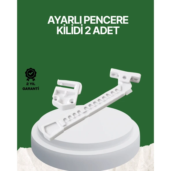 Çocuk ve Evcil Hayvanlar İçin Pencere Emniyet Kilidi 2 Adet ürün görseli 1