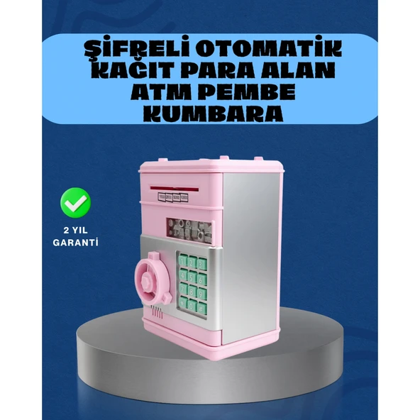 Şifreli Elektronik Para Biriktirme Kumbarası Büyük Kapasiteli ürün görseli 1