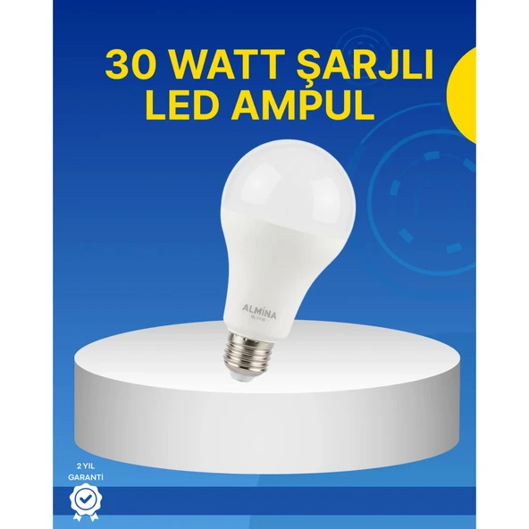 Ev ve İş Yeri İçin Şarjlı LED Ampul ürün görseli 1